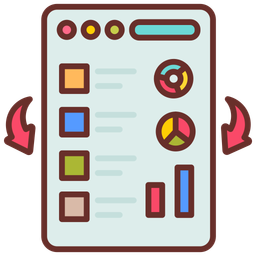 Continuous data  Icon