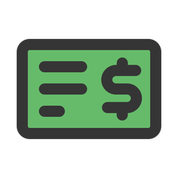 Bank check  Icon