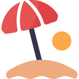 Beach umbrella  Icon