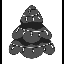 Luzes de corda para árvore de natal  Ícone