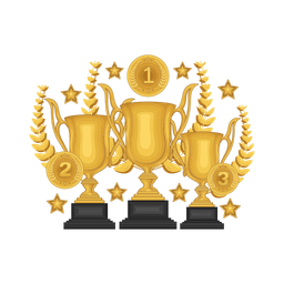 Gold trophy  Icon