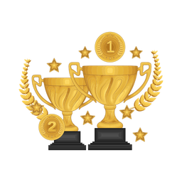 Gold trophy  Icon