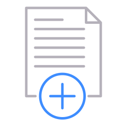Adicionar documento  Ícone