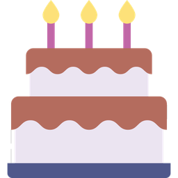 Pastel de cumpleaños  Icono