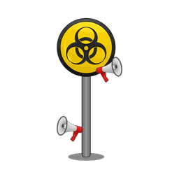 Biohazard warning  Icon