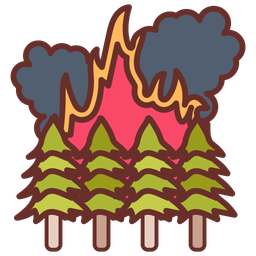 Burn trees  Icon