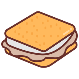 Smores Dessert Bread Icône