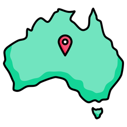 Australia map  Icon