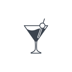 Copa de martini  Icono