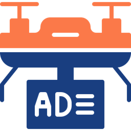 Drone Advertising  Icon