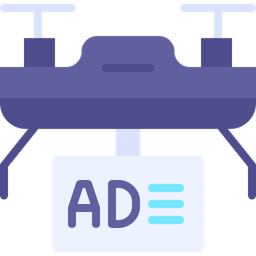 Publicidade de drones  Ícone