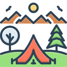 Camp  Icon