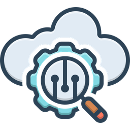 Cloud Analysis  Icon