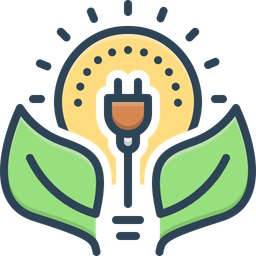 Green Electricity  Icon