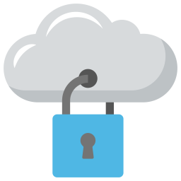 Cloud Computing Protection  Icon