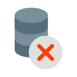 Delete Data  Icon