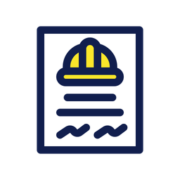 Worker Contract Agreement Icon