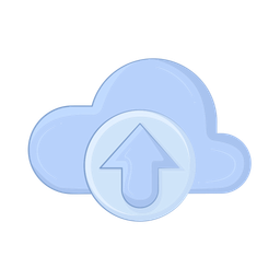 Cloud upload  Icon