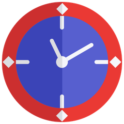 Clock Timepiece Flat Icon  Icon