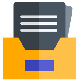 Archive Repository Flat Icon  Icon