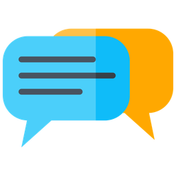 Chat Messaging Flat Icon  Icon