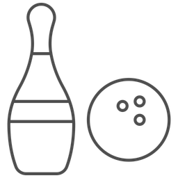 Pista de boliche  Ícone