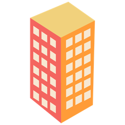 Building flat illustration  Icon