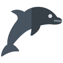 Dolphin Cute Penguin  Icon