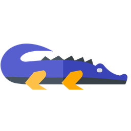 Crocodile Menacing Crocodile  Icon