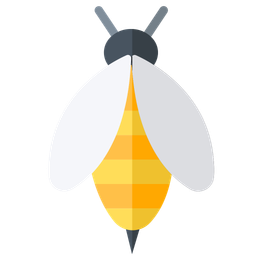 Bee Silhouette  Icon