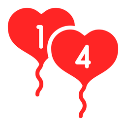 Heart balloon  Icon