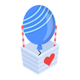 Balloon Gift  Icon