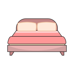 Cama de casal  Ícone