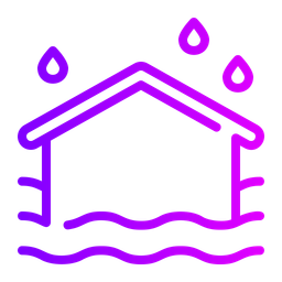 Flooded house  Icon