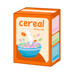 Cereal de caixa  Ícone