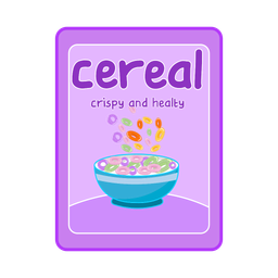 Cereal de caixa  Ícone