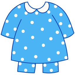 Blue pajamas  Icon