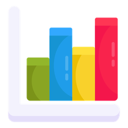 Gráfico de barras  Ícone