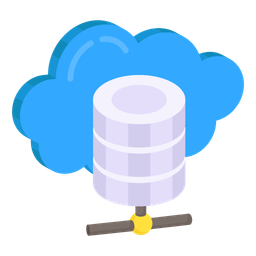 Cloud Database  Icon