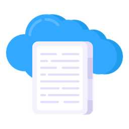 Cloud File  Icon