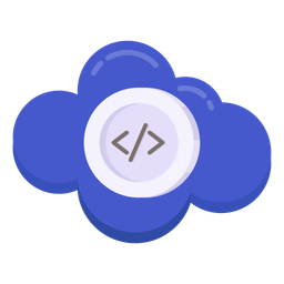 Cloud Coding  Icon