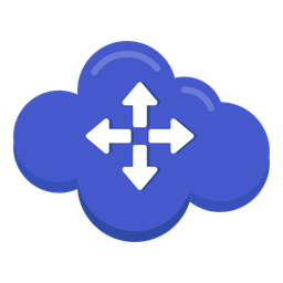 Cloud Arrows  Icon