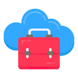 Cloud Briefcase  Icon