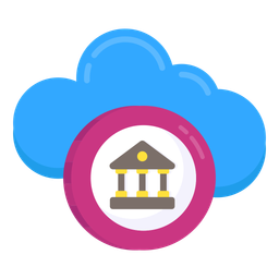 Cloud Banking  Icon