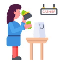 Cashier Desk  Icon