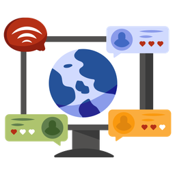 Global Chatting  Icon