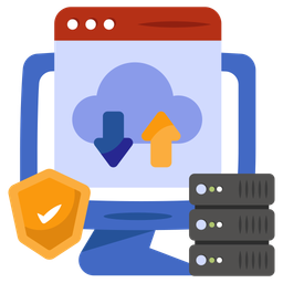 Cloud Data Transfer  Icon