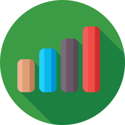 Diagramme à bandes  Icône