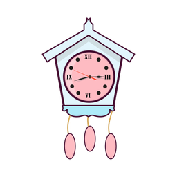 Clock bird cage  Icon