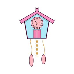 Clock bird cage  Icon